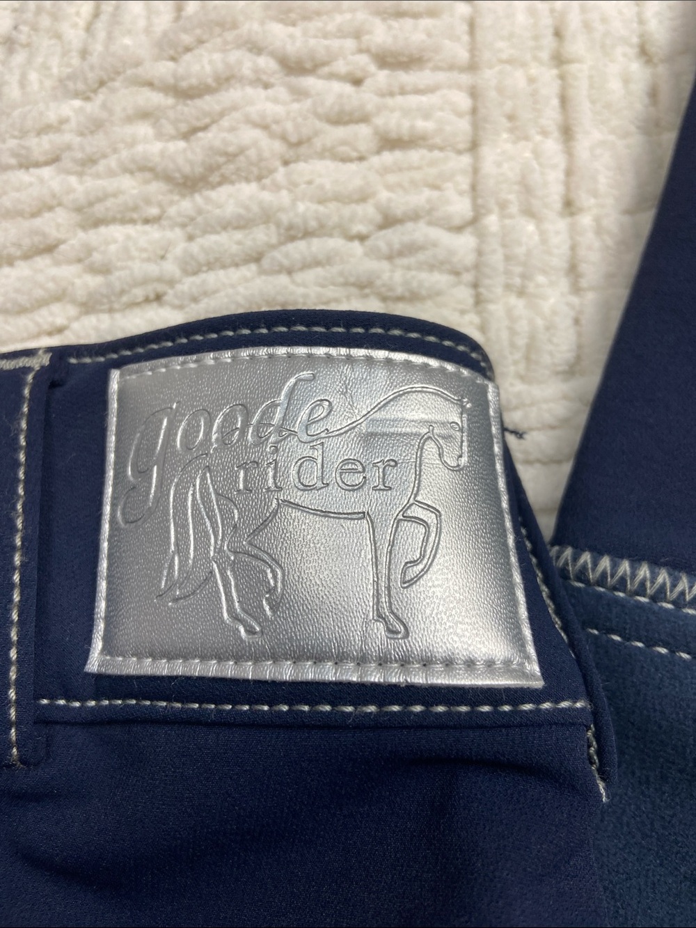 NWT Goode Rider Breeches Pro Rider Equestrian Pant 26 Regular Navy Jodphur - Picture 11 of 15